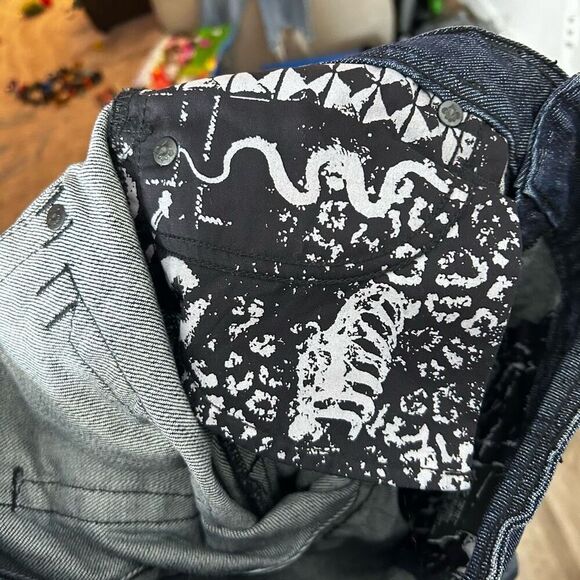 Affliction Jade Bootcut Jeans Women's Size 27 Flare Leg Classic Moto Grunge - Picture 13 of 16